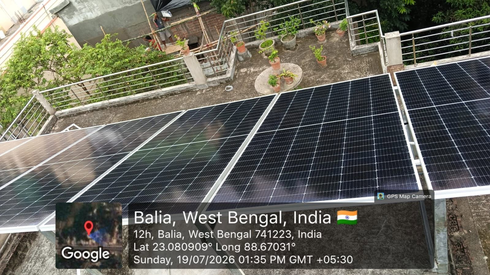 5.5kW Residential On-Grid Rooftop Installation