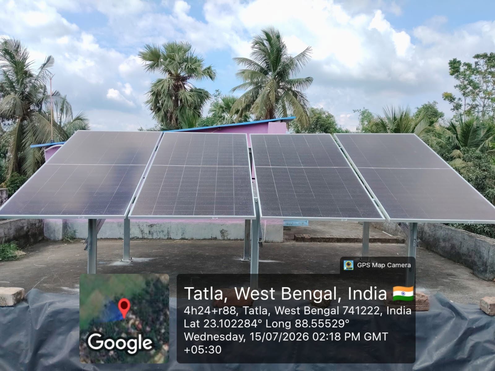 2kW Residential On-Grid Ground-Mount Installation